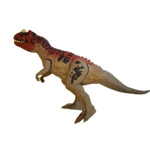 Jurassic World Camp Cretaceous Roar Attack Red‎ Ceratosaurus Figure - Untested